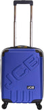 JCB - Lightweight Hard Shell Suitcase - 360 Degree Spinner Wheels - ABS Polycarbonate Hard Shell - Luggage Bags for Travel - Grey/Black/Blue