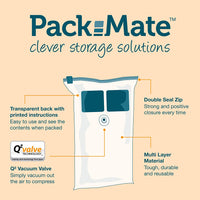 Packmate VacuSac 2 Piece Extra Large Flat Vacuum Storage Bags 2 XL