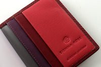 Sienna Rose Womens Soft Genuine Leather Compact Credit Debit Id Card Holder Case with RFID Protection Hold Upto 40 Cards
