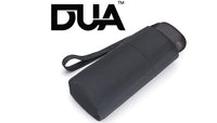 DUA Mini Flat Folding Umbrella Black