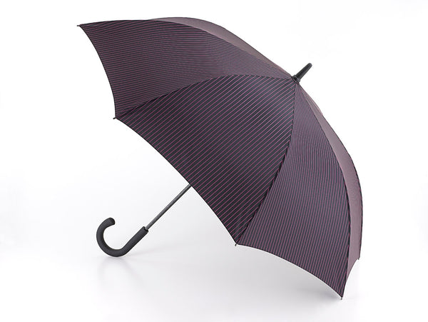 Fulton Knightsbridge Gents Auto City Stripe Black Umbrella