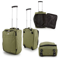 Lightweight Frameless Cabin Trolley Bag Suitable for Easyjet RyanAir