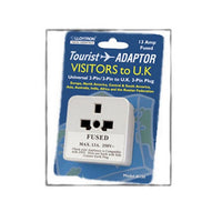 Lloytron Universal UK Vistor Tourist Travel Adaptor