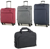 Rock Madison Lightweight Expandable Four Wheel Spinner Suitcase Various Colours
