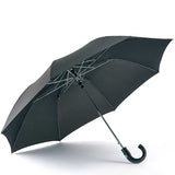 Fulton Ambassador Mens Crook Handle Auto Umbrella Black