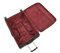 Highbury Dynamic Soft Shell Four Wheel Expandable Anti Theft Zip Luggage Cases Various Colours