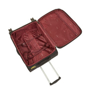 Highbury Dynamic Soft Shell Four Wheel Expandable Anti Theft Zip Luggage Cases Various Colours