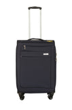 Highbury Dynamic Soft Shell Four Wheel Expandable Anti Theft Zip Luggage Cases Various Colours