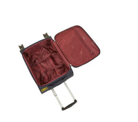 Highbury Dynamic Soft Shell Four Wheel Expandable Anti Theft Zip Luggage Cases Various Colours