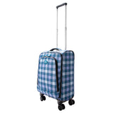 Highbury 4 Wheel Spinner Trolley Cases Multiple Sizes In Multi Box / Grey Stripe / Blue Box (L,M,S,Set Of 3)