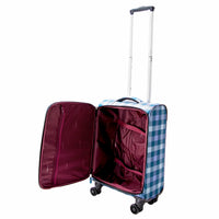 Highbury 4 Wheel Spinner Trolley Cases Multiple Sizes In Multi Box / Grey Stripe / Blue Box (L,M,S,Set Of 3)