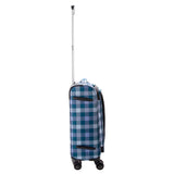 Highbury 4 Wheel Spinner Trolley Cases Multiple Sizes In Multi Box / Grey Stripe / Blue Box (L,M,S,Set Of 3)