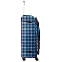 Highbury 4 Wheel Spinner Trolley Cases Multiple Sizes In Multi Box / Grey Stripe / Blue Box (L,M,S,Set Of 3)