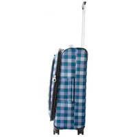 Highbury 4 Wheel Spinner Trolley Cases Multiple Sizes In Multi Box / Grey Stripe / Blue Box (L,M,S,Set Of 3)