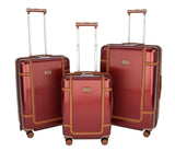 Highbury Elegance TSA Strong Hard 4 Wheel Spinner Luggage 10 Year Warranty