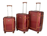 Highbury Elegance TSA Strong Hard 4 Wheel Spinner Luggage 10 Year Warranty
