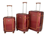 Highbury Elegance TSA Strong Hard 4 Wheel Spinner Luggage 10 Year Warranty