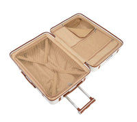 Highbury Elegance TSA Strong Hard 4 Wheel Spinner Luggage 10 Year Warranty