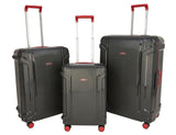 Highbury Guard TSA Strong Hard 8 Wheel Spinner Luggage 10 Year Warranty 3 Sizes and Colours