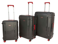 Highbury Guard TSA Strong Hard 8 Wheel Spinner Luggage 10 Year Warranty 3 Sizes and Colours