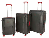 Highbury Guard TSA Strong Hard 8 Wheel Spinner Luggage 10 Year Warranty 3 Sizes and Colours