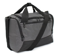 Ryanair Approved Cabin Bag, 40x20x25 cm, 20L Capacity, Lightweight Travel Holdall with Shoulder Strap, Black/Grey/Red