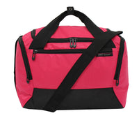 Ryanair Approved Cabin Bag, 40x20x25 cm, 20L Capacity, Lightweight Travel Holdall with Shoulder Strap, Black/Grey/Red