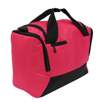 Ryanair Approved Cabin Bag, 40x20x25 cm, 20L Capacity, Lightweight Travel Holdall with Shoulder Strap, Black/Grey/Red