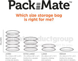 Packmate VacuSac 2 Piece Large Flat Vacuum Storage Bags