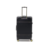 Rock Vintage Suitcases Retro 8 Wheel Spinner Luggage (Black, Navy, Cream, Pink)
