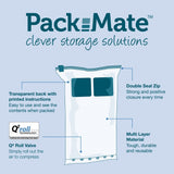 Pack Mate Home & Travel Roll Bag Set of 4 Bags (1S, 2M, 1L)