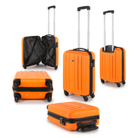 Cabin Sized 21 inch 55cm ABS 4 Wheel Spinner Cabin Trolley Case