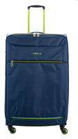 Highbury/DUA Trend Expandable Luggage Cases In Black/Navy/Grey