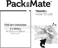 Pack Mate Set of 2 Home & Travel Roll Bag (M)