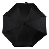 Totes ECO-BRELLA® Auto Open / Close Umbrella with Crook Handle Black (3 Section)