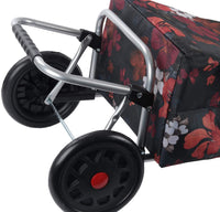 Highbury 2 Wheel 67Ltr Large Shopping Trolley Black, Navy, Floral