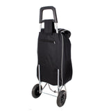 Everest Lightweight Shopping Trolley Carbon Steel Frame 39L