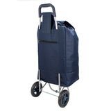 Everest Lightweight Shopping Trolley Carbon Steel Frame Large 49L