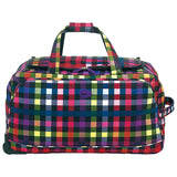 HIGHBURY Large 28" (71cm) Stylish Wheeled Holdall - Multi Box Print