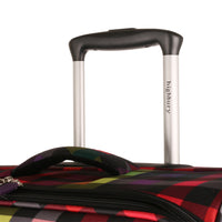 Highbury 4 Wheel Spinner Trolley Cases Multiple Sizes In Multi Box / Grey Stripe / Blue Box (L,M,S,Set Of 3)