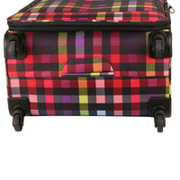 Highbury 4 Wheel Spinner Trolley Cases Multiple Sizes In Multi Box / Grey Stripe / Blue Box (L,M,S,Set Of 3)
