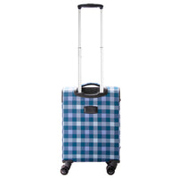 Highbury 4 Wheel Spinner Trolley Cases Multiple Sizes In Multi Box / Grey Stripe / Blue Box (L,M,S,Set Of 3)