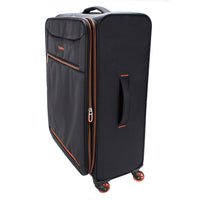 Highbury/DUA Trend Expandable Luggage Cases In Black/Navy/Grey