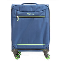 Highbury/DUA Trend Expandable Luggage Cases In Black/Navy/Grey