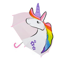 DUA 3D Pop Up Kids Dome Umbrella Unicorn