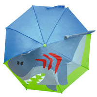 DUA 3D Kids Dome Umbrella Shark