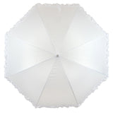 DUA Bridal Walking Umbrella White With Frill