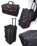 Large 80L Wheeled Rolling Trolley Holdall Bag on Wheels