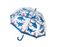 Bugzz Kids Printed Clear Dome Umbrella