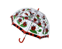 Bugzz Kids Printed Clear Dome Umbrella